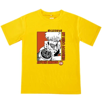 Sommeren Mænd Casual T-Shirt Min Helt den Akademiske verden Animationsfilm Trykt 90'erne Bakugou Katsuki Mode Sjove Toppe Størrelse XS-4XL