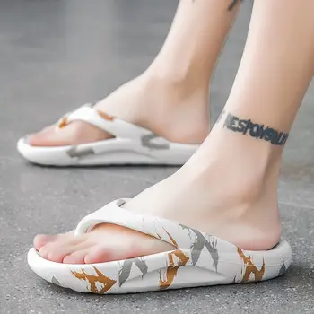 Sommeren nye mode udendørs koreanske version af den tendens til at træde på ekskrementer kokos tøfler skridsikker flip-flops