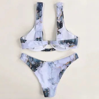 Sommeren Sexet Print Mirco Bikini Sæt Kvinder G-Streng Badedragt Kvindelige Bandage Badedragt Brazlian Badetøj Biquini