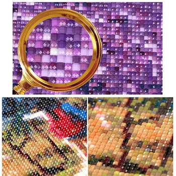 Sommerfugl Pige med White Lion 5d Diamant Maleri Cross Stitch Kit Abstrakt Billede i Fuld Drill-Pladsen Diamant Mosaik Malerier