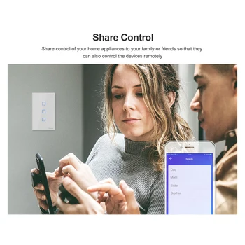 SONOFF T2 OS WiFi Smart DIY Skifte eWelink APP Trådløs Fjernbetjening Timing,Støtte 433 Signal Google Startside Alexa Kontrol