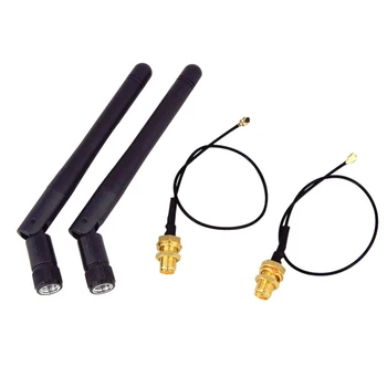 SOONHUA 2,4 GHz 3dbi WiFi-Antenne til den Trådløse Router Med PCI UFL IPX Til RP-SMA Pigtail Kabel Til Trådløs Router Antenne RP-SMA Male