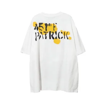 Sort Kat, Print T-Shirt Til Sommeren Hip Hop T-Shirt Harajuku Sjove Punk T-Shirt Mode Løs Punk Japan Oversize Gotisk T-Shirt