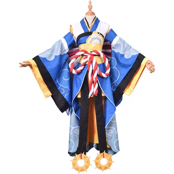 Spil Onmyoji SR Ri Han Fang Hiyoribo Kimono Uniformer Cosplay Kostume kjole Komplet Sæt Halloween, Karneval Outfit
