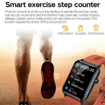 Sport Smart Ur Mænd Kvinder Smartwatch Armbåndsur pulsmåling Opkald Besked om meddelelse for Mobiltelefoner