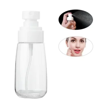 Spray Flasker Sub-aftapning Plast Transparen U-formet Spray Genpåfyldelig Flaske Tom Beholder, Flip-top Udlevering Makeup Værktøj