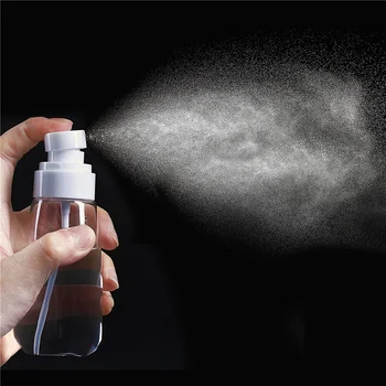 Spray Flasker Sub-aftapning Plast Transparen U-formet Spray Genpåfyldelig Flaske Tom Beholder, Flip-top Udlevering Makeup Værktøj