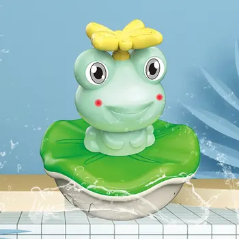 Spray Vand Kolonne Flydende Badning Toy Frog Form Water Spray Badekar Toy Børn Badeværelse Med Badekar Badning Sprinkler