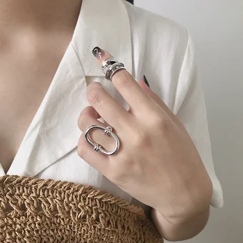 SPREEZE 2021 Nye Mode Design Justerbar Finger Ring Simple Mode Personlighed Fælles Ring Kvinders Mode Cool Smykker
