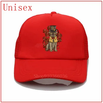 Steampunk Dog hat med plast skjold Fashion Brands visir hat sol hatte til mænd gorras hombre black liv sagen criss cross