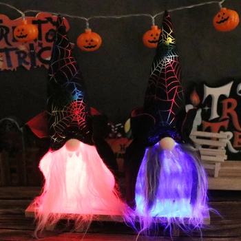 Stof Lys Halloween Dekoration Til Hjemmet græskar Ferie Belysning Halloween Dekorative Led Lys Til Rummet Lys barn Gaver