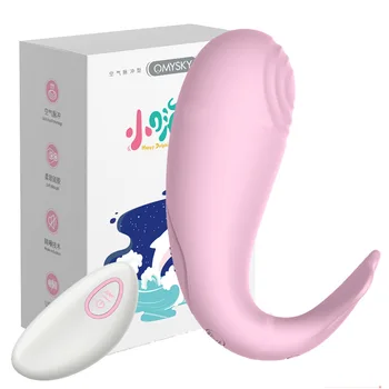 Strap-on Dildo Vibrator Sex Legetøj til Kvinde Fjernbetjening Trusser Hval Vibrator G Spot Klitoris Stimulator Sex Legetøj TD0269