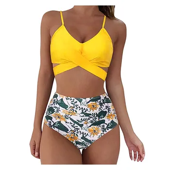 String Bikini Badetøj Kvinder Badedragt 2021 Leopard Brazilian Bikini Sæt, Push Up Badning Suit Female Sommer, Strand Slid Biquini