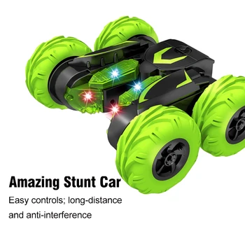 Stunt Bil, der Kører Dans 360 Graders Roterende Batteri Drevet Med Let Klatring 2,4 G 4WD Fjernbetjening RC Crawler Off Road
