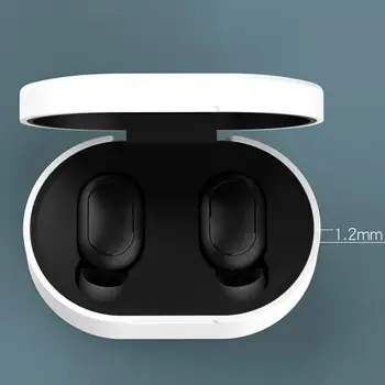Stødsikkert Blød Silikone Case Cover Anti-ridse Protektor for Redmi AirDots Øretelefon Beskyttende Dække Huden Tilbehør