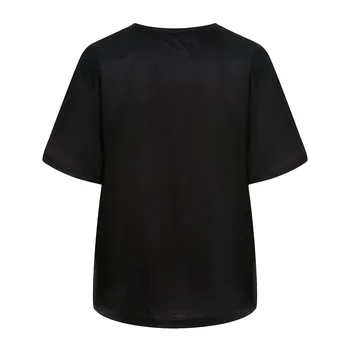 Sun Moon Print T-Shirt Harajuku Kvinder T-Shirt Short Sleeve Tee Løs Streetwear Damer O Hals Sommer Lange Toppe Топ Женский 5