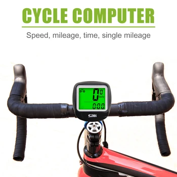 SUNDING MTB Bjerg opgradere Cykel Kablede Kode Tabel Cykling Udstyr Digital LCD-Skærm Computer Stopur, Motion Timer