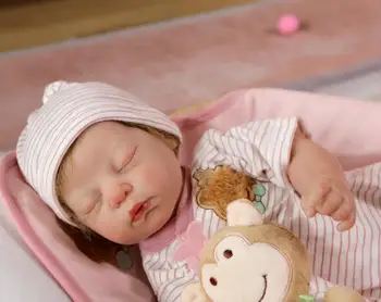 Super Realistisk bebes reborn dukke 50cm bløde nyfødte Bebe i live iCradle Boutique silikone reborn baby doll for børn gave