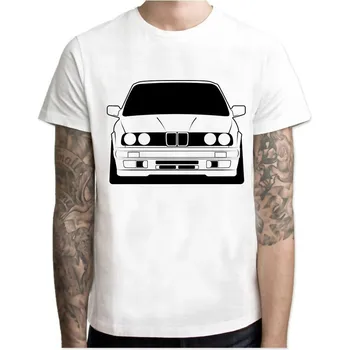 Supercar Mænds 3D-Print T-shirt i Klassisk Hvid Hip Hop Harajuku Casual Korte Ærmer Mode Bil Figur Shirt Tøj