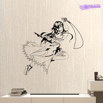 Sværdet Kunst Online Vægoverføringsbillede Vinyl Asuna Wall Stickers Decal Indretning, Boligindretning Animationsfilm Bil Mærkat