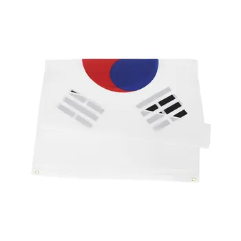 Sydkorea Flag Hængende Polyester Udskrivning Nationale Banner Parade Fotografering Rekvisitter Festival Hjem Stue Vægdekoration