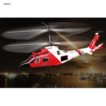 Syma S111G RC Helikopter 3.5-Kanal Fjernbetjening Helikopter med Gyro RTF-format til Børn Begyndere Indendørs