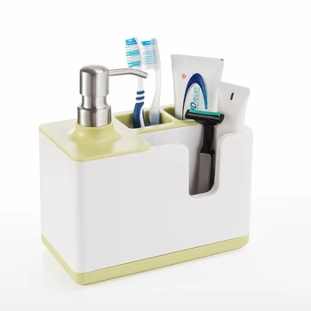 Sæbe flaske Manuel Hånd Trykker Sæbe Dispenser opbevaringsboks Sanitizer Shampoo, Shower Gel Rengøringsmiddel Container