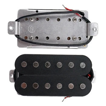 Sæt af 2 Hals & Bridge Pickup Elektrisk Guitar Dobbelt Spole Humbucker Pickupper 50mm&52mm Guitar-Dele