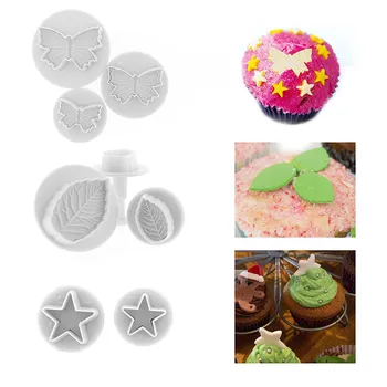 Sæt af 33 Cookie Cutters med Stempler og Frimærker-Designs Varierer -Perfekte til Dekoration af Kager, Søde Pasta, Fondant og Glas