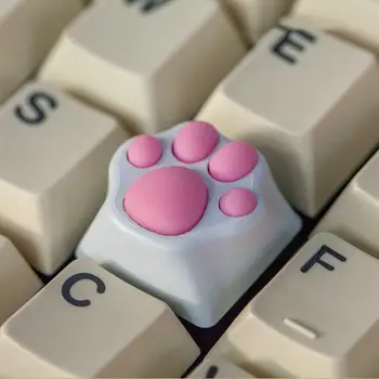 Sød Kat/Panda Palm Metal Tasterne 1pc Personlighed For Mekanisk Tastatur Blød Fornemmelse Centrale Cap Egnet Til Cherry Skift Tastaturer