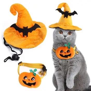 Søde Hat Pet Halloween Party Dog Medaljon Kostume Hætte Med Justerbar Rem Cosplay Tilbehør Cap Pet Hund Sød Hat