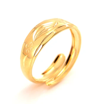 Søde Kvindelige Blomst Finger Ring Rose Guld Sølv Farve Vielsesringe For Kvinder Charme Brude Store Engagement Ring