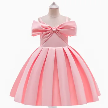 Søde Pink Kids Kjoler Til Elegante Prinsesse Kjole Store Bryllup Kjole Til Piger Fødselsdag Fest Kjole Børn Tøj
