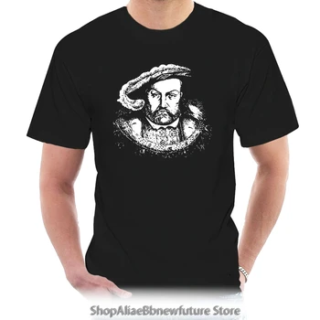 T-Shirt Henry VIII - Det Hele i Udførelsen Sjove Hvid T-Shirt Tshir Tee Kvinder tshirt 5133Y