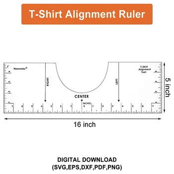 T-Shirt Hersker Guide Vinyl T-Shirt Hersker Guide Sublimation Design på T-shirt Vinyl Hersker Guide Size Chart T-Shirt Lineal kan CSV
