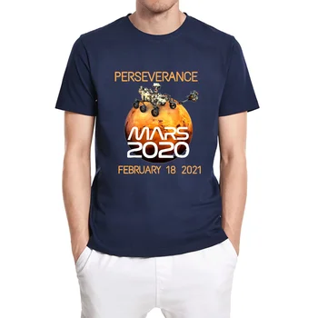 T-Shirt Unisex Mars Rover 2020 Udholdenhed Juli 30 Sjov Gave Plads Elsker Gave Herre Kortærmet Tshirt Streetwear