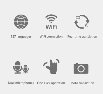 T10 137 Sprog Real-time Oversætter Online Offline Stemme Oversætter Android Wifi Smart Oversættelse Foto Oversætte