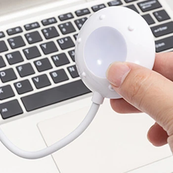 T3EB USB Reading Light Kreative UFO Eye-Pleje Fleksible USB Lys til Bærbar