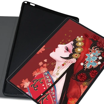 Tablet etui til Lenovo Faneblad 4, 8, Plus TB-8704F/8704N TB-8504F/8504 Blød Silikone Shell Klassiske Bog Style Coque Stå Flip Cover