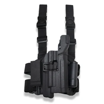 Taktisk HK USP Compact Pistol Pistol Hylster Militær Skydning Jagt Tilbehør med Lommelygte Pose Ben Hylster