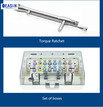Tandimplantat Momentnøgle Ratchet 10-70NCM med Skruetrækker Reparation Værktøjer Drivers & Wrench Kit tandpleje udstyr Tandpleje