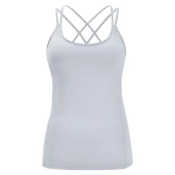 Tank Top Vest Racerback Activewear Kører Gym Sport Yoga Top Shirt Uden Ærmer Slanke Bælte Sport Og Komfortable
