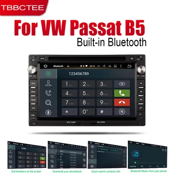 TBBCTEE Auto Radio 2 Din Android Bil DVD-Afspiller Til Volkswagen VW Passat B5 2000~2005 GPS Navigation BT Wifi Kort Mms
