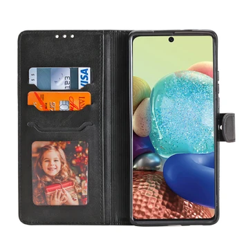 Tegnebog Stødsikkert Beskytte Læder taske Til Samsung Galaxy S21 S20 FE S10 S9 S8 S7 Kant Ultra Note 20 10 Plus Flip Phone Case Taske