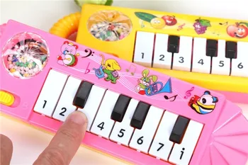 Tegnefilm Mini Klaver Baby Kids Elektroniske Tastatur Bærbare Intelligent Musik Toy Børn Musikinstrument Tidlig Uddannelse Toy
