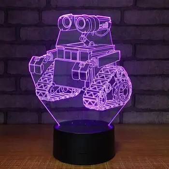 Tegnefilm Tank Modellering usb-LED Touch-bordlampe 7 Farver Skiftende Baby Børn Kreative Gave Bluetooth Højttaler Belysning Lampe