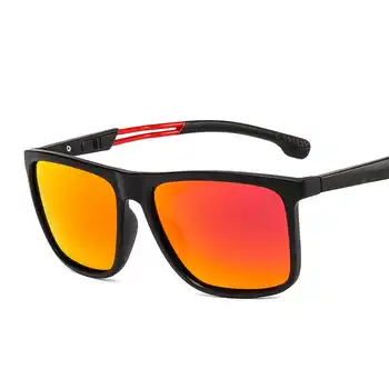 Tendens Gratis fragt 2020 mænds og kvinders polariserede solbriller-pladsen TR90 ramme stjernede mode Daren brille stel
