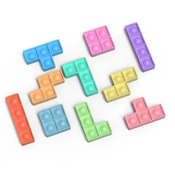 Tetris, Puslespil, Anti-stress, Slappe Toy Silikone Tryk Boble Sensorisk Legetøj, Barn, Voksen Autisme Særlige Behov dropshipping