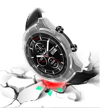 Ticwatch S2/E2,Ultra Slim TPU Cover Ridser Beskyttende Kofanger Shell Smartwatch Tilbehør