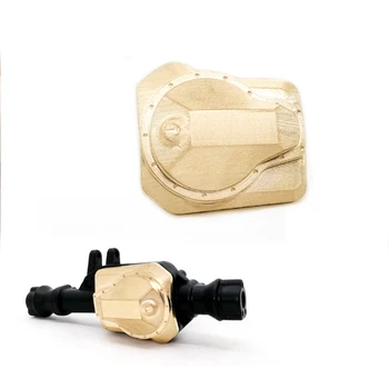 Til 1/10 RC Crawler Traxxas TRX-4 & TRX4 Opgradere Dele Front & Bag Messing Aksel Shell bagtøj med Rustning Beskytter